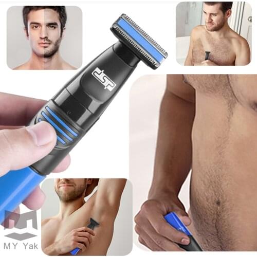 Mens Intimate Haircuts DSP Electric Shaver Razor for Shaving Sensetive Areas Male Depilator Armpit Belly Bikini Balls Depilation