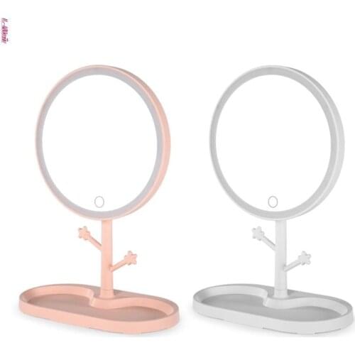 10X Magnifying Makeup Mirror with Light 360 Degree Rotation Powerful Suction Cup