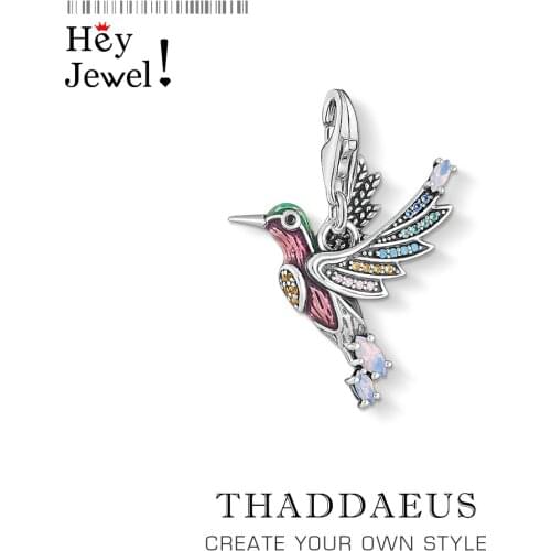 Charm Hummingbird 925 Sterling Silver For Women Bohemia Gift Europe Style 2021 New Brand New Jewelry Fit Bracelet