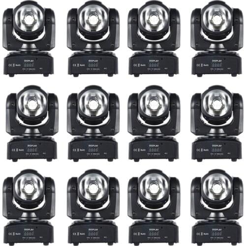 12pcs/lot 60W moving Head Dyeing Beam Light Intelligent Lighting Bathroom Flash Bar Lighting Stage Lighting Disco moving heads