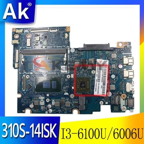 Applicable to 310S-14ISK notebook motherboard I3-6100U I3-6006U VGA(2G) number LA-D451P FRU 5B20L45152 5B20M77478