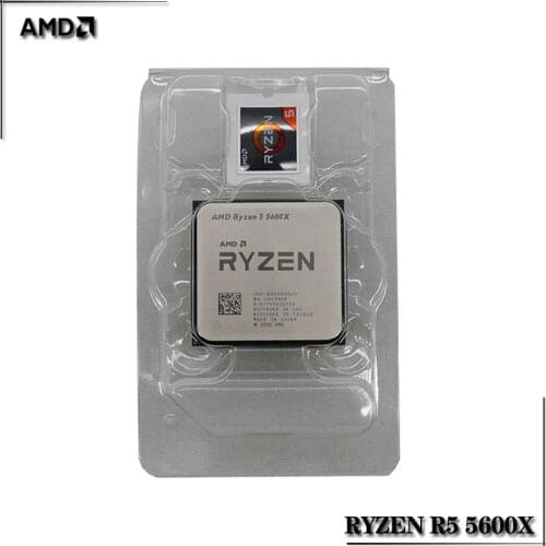 AMD Ryzen 5 5600X R5 5600X 3.7 GHz Six-Core twelve-Thread 65W CPU Processor L3=32M 100-000000065 Socket AM4
