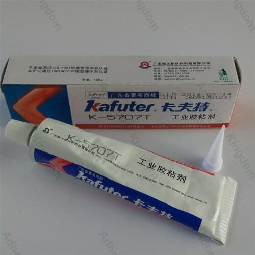 Kafuter 100g K-5707T transparent silicone capacitance fixed rubber plastic metal bonding