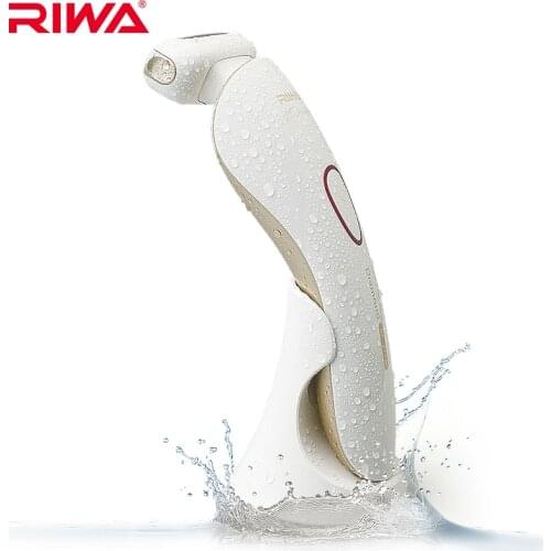 Riwa Epilator Hair Removal Tools Wet Dry 3 in 1 Floating Head Rechargeable Electric Shaver Razor For Women Trimmer For Bikini