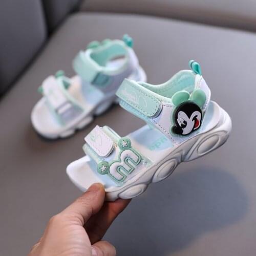Childrens Disney Mickey Mouse shoes Sandals,casual shoes fashion slippers, Spring and Summer Womens sports shoes