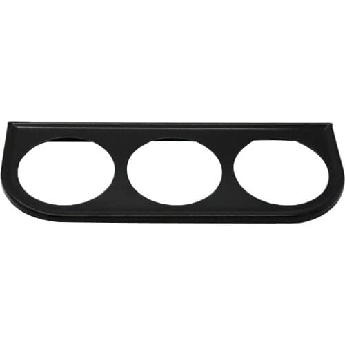 Replacement 2inch 52mm Auto Car 3 Triple Holes Gauge Holder Dash Pod Iron Black New