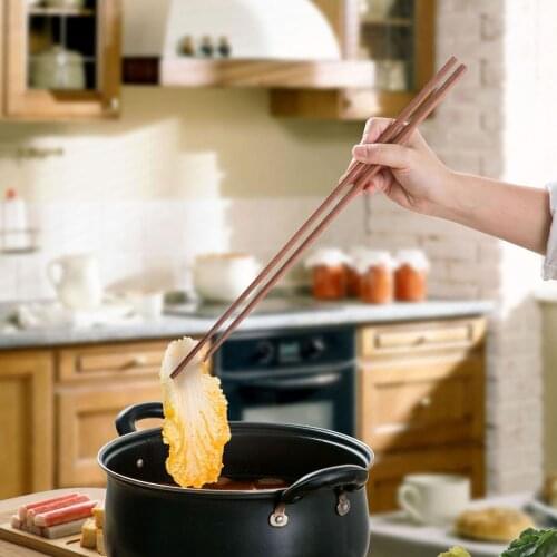 32/42CM Long Chopsticks Wood Japanese Natural Wooden Chopsticks Wedding Gifts Tableware Dinnerware for Hashi Sushi Dessert