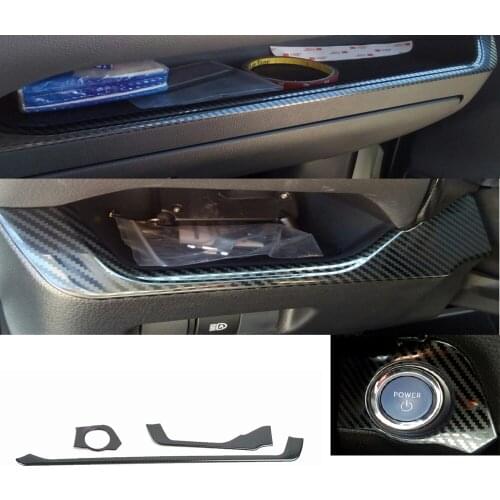 For Toyota Rav4 Rav 4 2019 2020 Stainless Steel Interior Accessories Engine Star Cover Panel Storage Frame Trim Cover Decoration