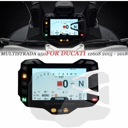 Motorcycle Scratch Cluster Screen Dashboard Protection Instrument Film for DUCATI Multistrada 950 1200 1200S 1260 S 2015-2018