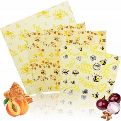 Reusable Food Wraps Food Fresh Keeping Storage Bag Lid Cover Stretch Lid Organic Beeswax Cloth Wrap Cling Wrap Kitchen Tools