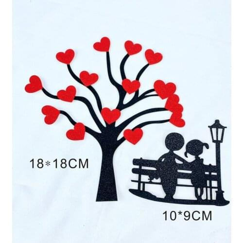 New Happy Valentines Day Cupcake Topper Under Love Tree Weeding Cake Topper For Anniversary Wedding Party Cake Decorations