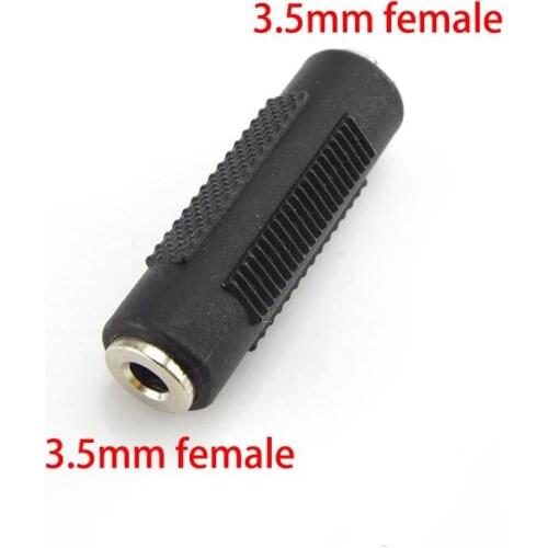 Mini 3.5mm Female to Female Jack Stereo Audio Adapter Converter Connector Adapter Coupler Metal Gold Plated Connectors