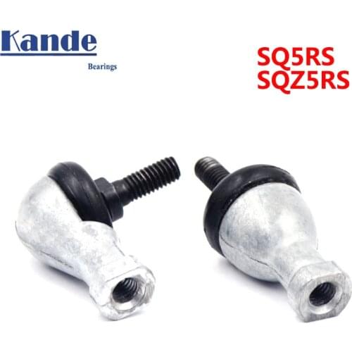 High quality 1 pc Straight rod SQ5RS or curved rod L type SQZ5RS SQ5-RS 5 mm single ball head end joint bearing SQ5 SQZ5