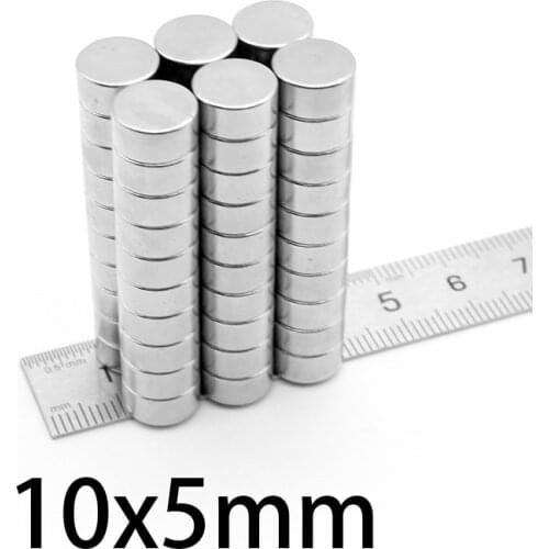 10-P100CS 10x5mm Powerful Neodymium Disc Magnets 10mmx5mm Search Diameter Magnet 10*5mm Round Magnets 10*5