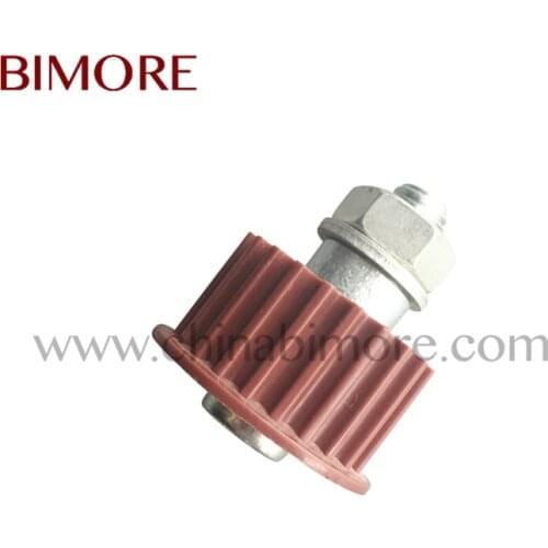 BIMORE 34x20x38.5 Elevator door motor belt roller with axle bearing:6000