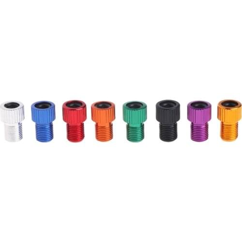 5pcs Presta Schrader Bicycle Valve Adapter Air Pump Road Bike Tire Gas Tube Tool