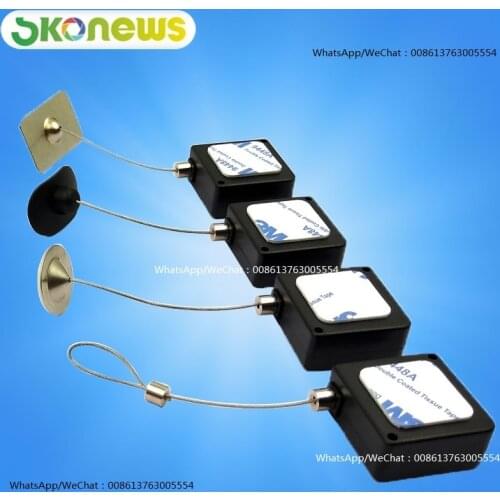 50 pcs Security Rope Anti Theft, Cable Counter Top, Retractable Pull Box For Merchandise