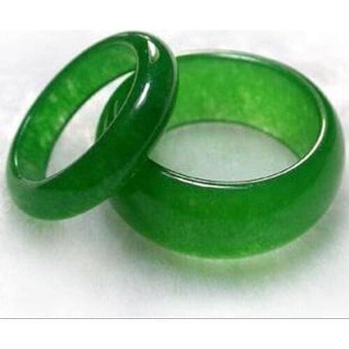 Shipping free 1pc Imperial Chinese Green /Jadeite jades Ring /Perfect Women Ring