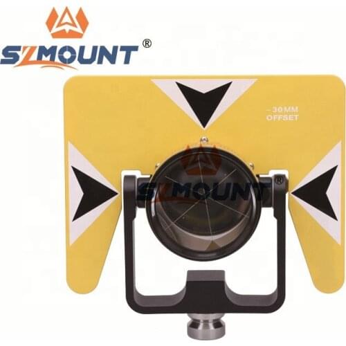 SZMOUNT Z-14U All-Metal Single Tilt Prism with Case for Land Surveying Prism for Leica Total Stations