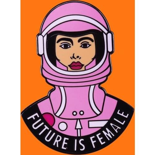 Beautiful Girl Enamel Pins Creative Funny Metal Cartoon Brooch Collect Backpack Collar Lapel Badges Women Fashion Jewelry Gifts