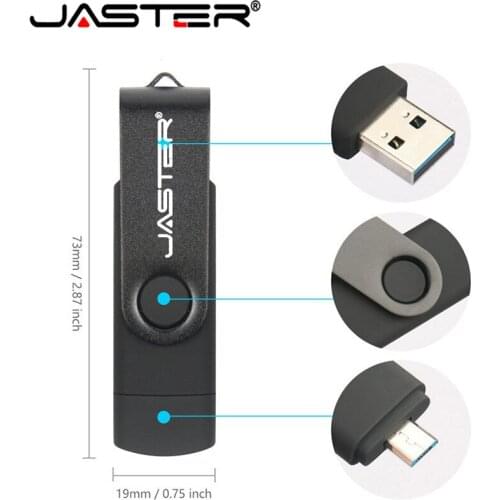 JASTER OTG USB 2.0 Dual-use mobile computer External Storage Flip style USB 64GB 32GB 16GB 128G high speed U disk