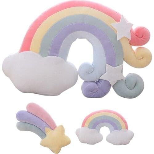 Colorful Creative Pillow Children Room Decoration Window Pillow Cartoon Kids Comfort Cushion