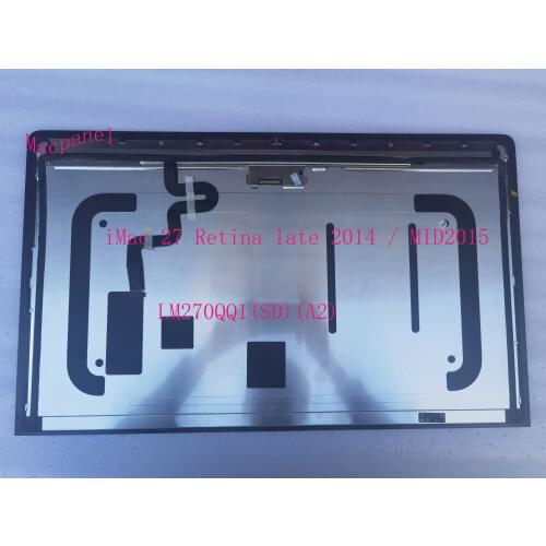 New A1419 LCD 5K for iMac 27'' A1419 Screen Display LCD Assembly LM270QQ1 SDA2 5120*2880 MF885 MF886 MK462 MK482