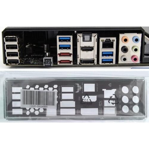 New I/O shield back plate of motherboard for SABERTOOTH Z77 just shield backplate Free shipping