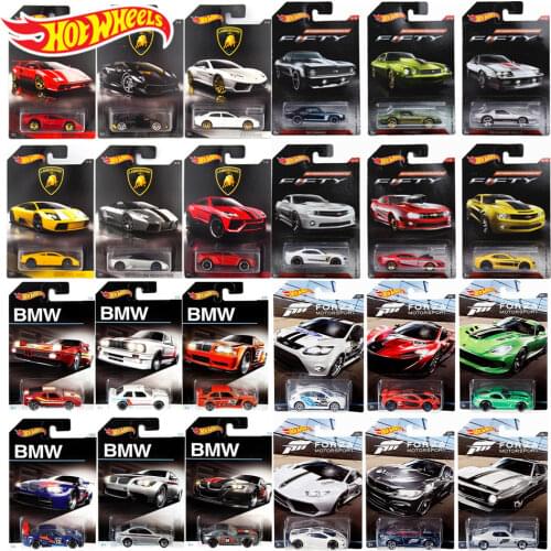 Original Hot Wheels Car 1:64 Collector Edition The 50th Anniversary of Rambogini Honda Ford Metal Diecast 1/64 Model Car Toy