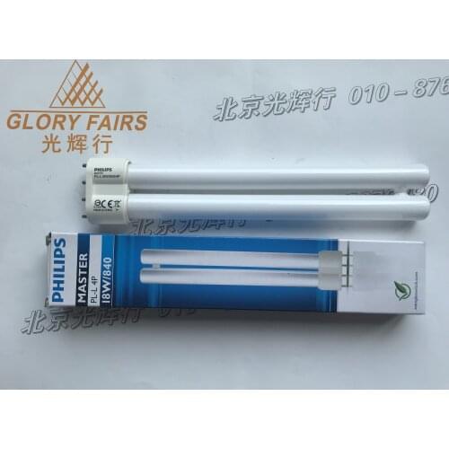 PH PL-L 18W/840/4P 18W Mastr compact fluorescnet lamp PL-L18W/840/4P desklamp work table light tube
