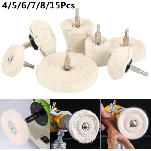 Polishing Wheel Buffing Pads Angle Grinder Wheel Felt Polishing Disc Polisher For Car Paint Care Rotary Tool Dremel Accessories