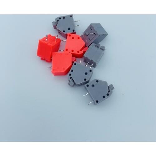 10 pcs / lot KF 250-2p KF 250-1p quick connect spring PCB connector terminal pitch 3.5mm