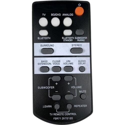 Remote Control YAMAHA Sound Bar FSR50 FSR64 FSR66 FSR78 YAS-106 YAS-108 YAS-207 ATS-1030 ATS-1060 ATS-1070 YAS203 YAS-CU203