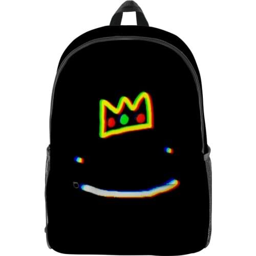 Ranboo GeorgeNotFound Dream team MCYT Print Oxford cloth backpack school bag schoolbag outing leisure picnic bag travel bag