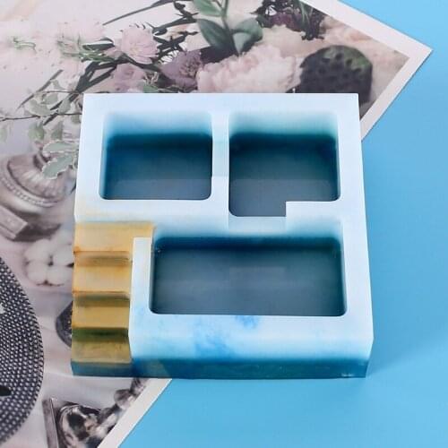 Succulent Flower Plant Pot Epoxy Resin Mold Concrete Cement Clay Silicone Mould T84A
