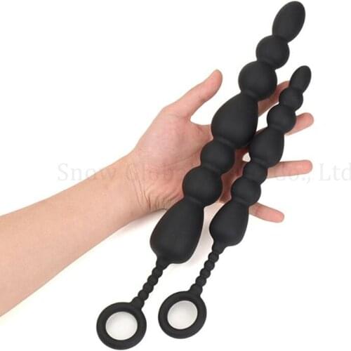 Silicone Anal Sex Toys Butt Plug Balls Anal Beads Anus Trainers For Women