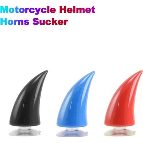 Glow Motorcycle Helmet Universal Corner Devil Horn Outdoor Sport Devils Horn Decoration Black Green Pink White Blue