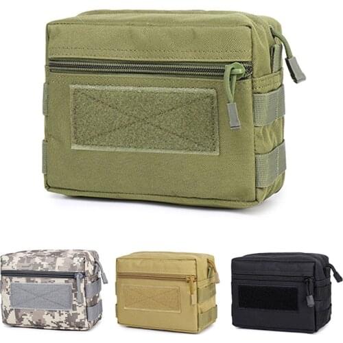 Tactical Molle Bag Military Airsoft EDC Medical Pouch Army Emergency Survival Gear Outdoor Hunting Utility Tool Waist Bag