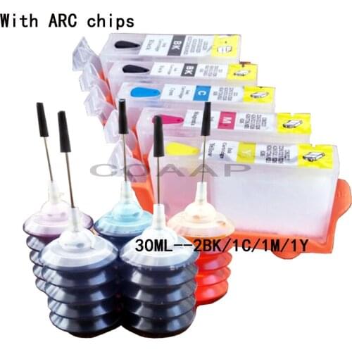 IP3600 IP3680 IP4600 IP4680 IP4760 MX860 MX868 MX870 MX876 Printer Refillable canon 520 521 ink cartridge