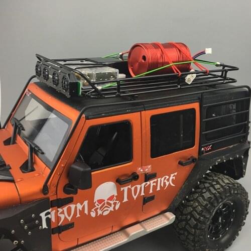 1/10 Crawler 313mm Wrangler Metal Car Body KIT Luggage rack Roll Cage