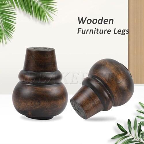 100mm Wooden Furniture Legs Heavy Duty Solid Wood Furniture Sofa Legs Armchair Recliner Dresser Cabinet TV Stands Foot Legs