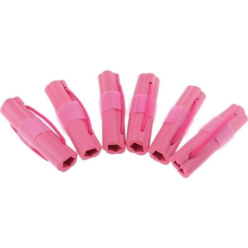 6 Pieces Hairdressing Salon Soft Sponge Foam Hair Curling Rollers Wavy Curlers Hairstyling DIY Tools