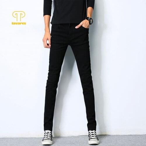 TAVARES Mens Sweatpants Biker Sexy Hole Jeans Pants Casual Summer Male Ripped Skinny Trousers Slim Outwears Pants