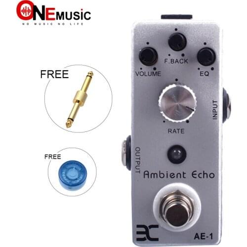 EX Micro Pedal AE-1 Ambient Echo Metal case mini pedal + Free Connector