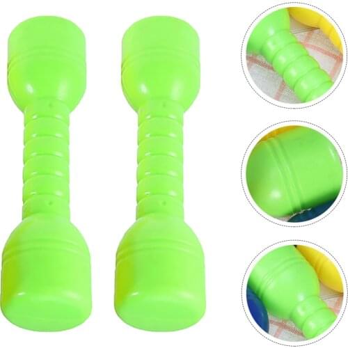 2pcs Ergonomic Dumbbells Hand Bars Children Morning Exercise Barbells