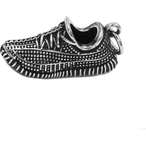 Classic Sneaker Pendant Stainless Steel Pendant Necklace Personality Sports Shoes Pendant Gift For Mens SWP0592A