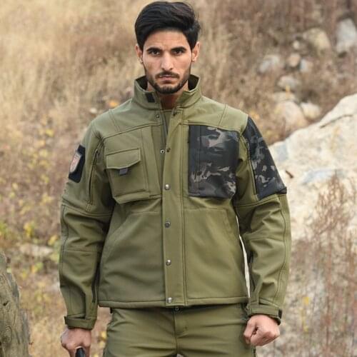4XL Update Spring Soft Shell Tactical Jackets Men Outdoor Camping Trekking Hiking Coat Male Shark Skin Fishing Hunting Clothes