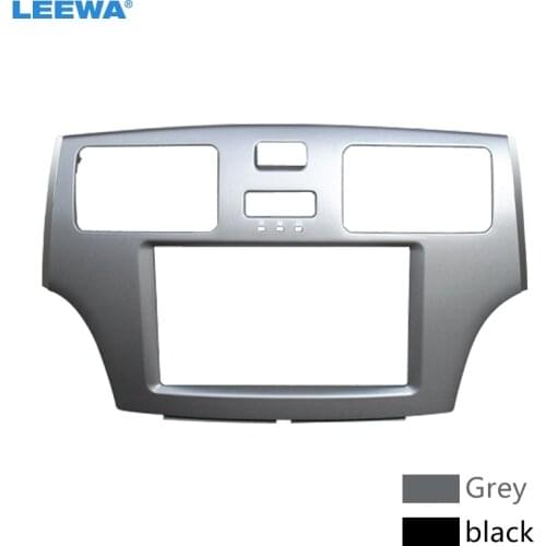 LEEWA Car 2DIN Stereo Audio Fascia Panel Frame Adaptor For Toyota Windom LEXUS ES Dash Trim Frame Installation Fit Kit #CA4862