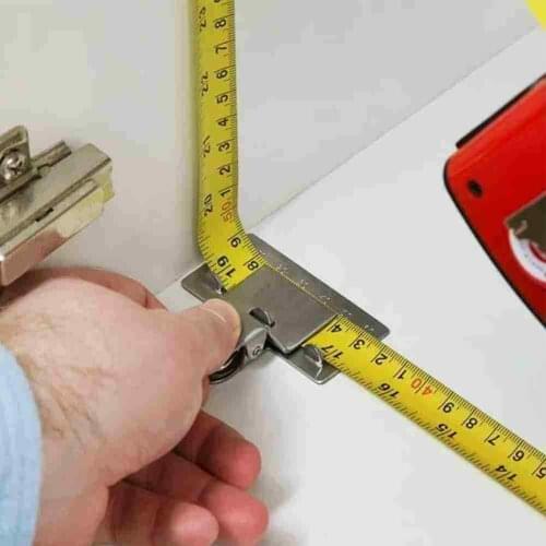 Measuring Positioning Tape Clip Precision With Scale Locate Tool Stainless Iron Accurate Measurement Calibration Aid Clip