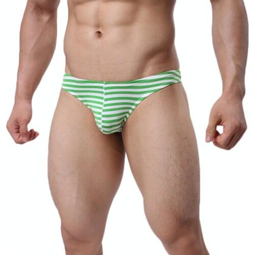 Men Briefs Underwear Mens Sexy Striped Breathable Modal Briefs Underpants Gay Men Underwear Shorts Cueca Male Panties Briefs